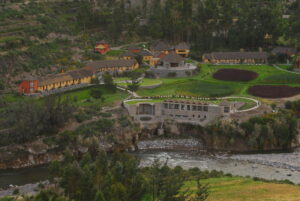 Colca lodge - aerial view