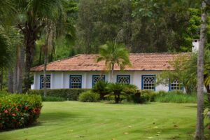 Main building of Fazenda Santa Vitória