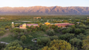 Posada LA MATILDE view from drone