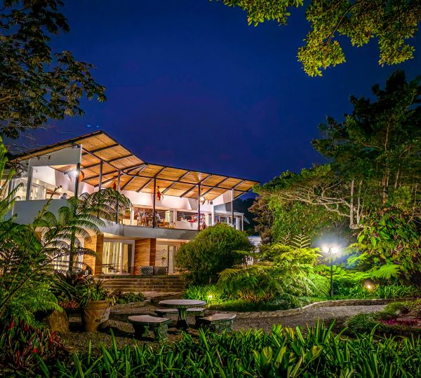 Monteverde Lodge at evening