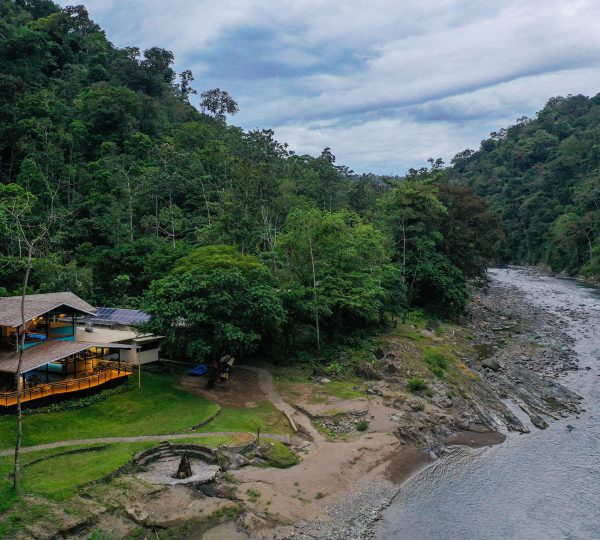 Pacuare Lodge Aerial view