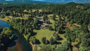 andBeyond Vira Vira Lodge Exterior Aerial View