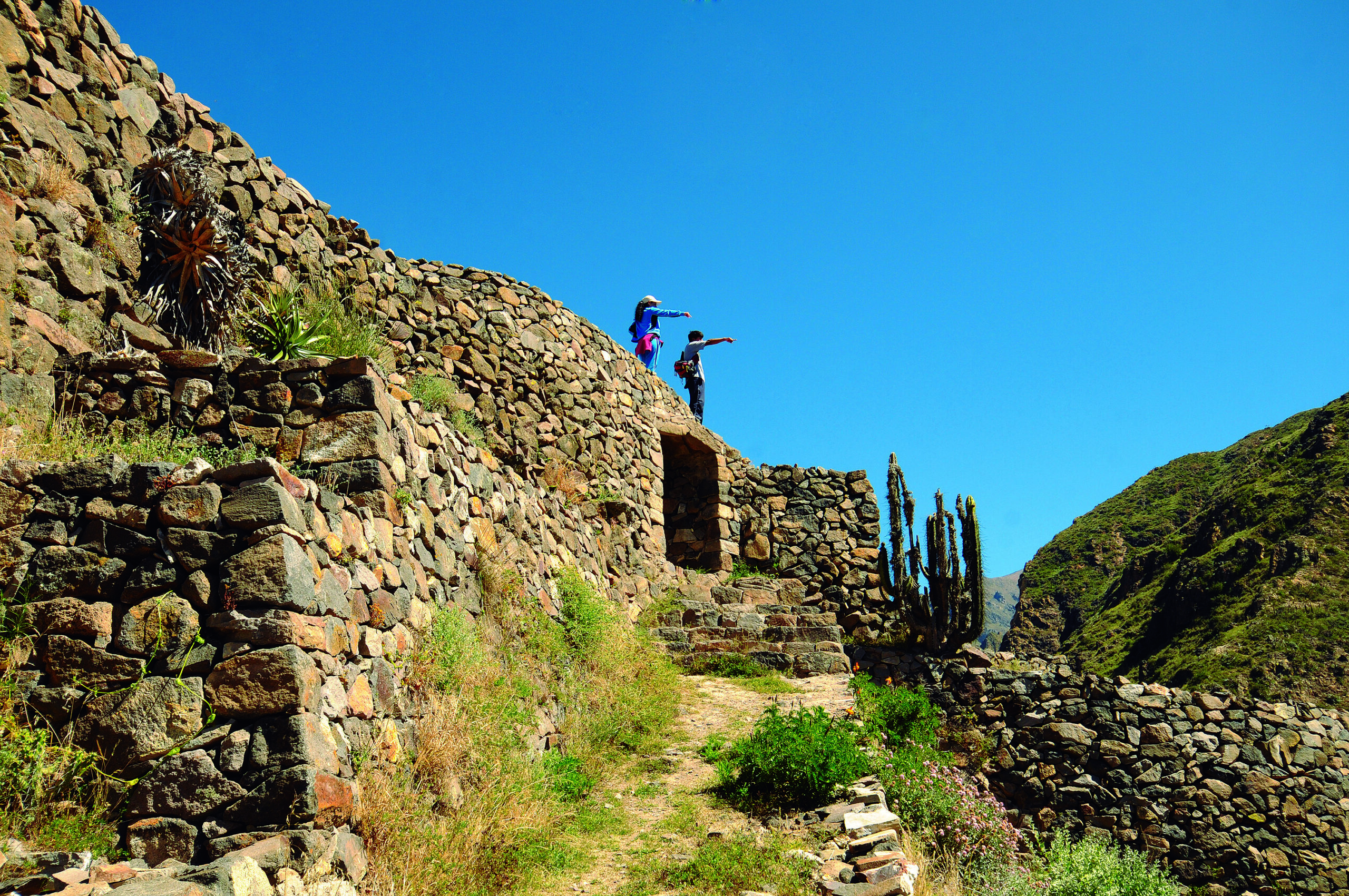 Chimpa Fortress, Colca Canyon, Peru