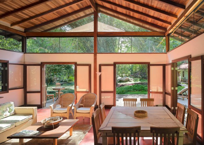 Living room at O Sítio Ilha Grande