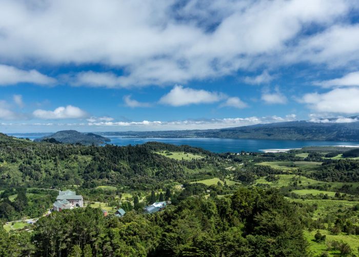 PUYEHUE RESORT - AERIAL VIEW